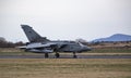 RAF Tornado Jet taxiing. Royalty Free Stock Photo