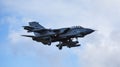 RAF Tornado Jet about to land. Royalty Free Stock Photo