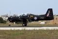 RAF Tucano in Black Scheme