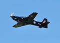 RAF Tucano Trainer Royalty Free Stock Photo