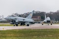 RAF Typhoon FGR4 duo Royalty Free Stock Photo