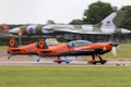 The Blades formation aerobatic team flying Extra EA-300L aerobatic aircraft.