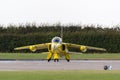 Former Royal Air Force RAF 1950`s era Folland Gnat T Mk.1 jet trainer aircraft G-MOUR.