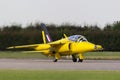 Former Royal Air Force RAF 1950`s era Folland Gnat T Mk.1 jet trainer aircraft G-MOUR.