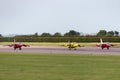 Former Royal Air Force RAF 1950`s era Folland Gnat T Mk.1 jet trainer aircraft G-MOUR