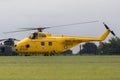 Former Royal Air Force, RAF Westland WS-55-3 Whirlwind helicopter G-BVGE at RAF Waddington.