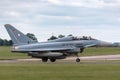 German Air Force Luftwaffe Eurofighter EF-2000 Typhoon fighter jet aircraft. Royalty Free Stock Photo