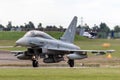 German Air Force Luftwaffe Eurofighter EF-2000 Typhoon fighter jet aircraft. Royalty Free Stock Photo