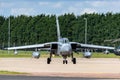 Royal Air Force RAF Panavia Tornado GR4 ZA606 of XV R Squadron based at RAF Lossiemouth. Royalty Free Stock Photo