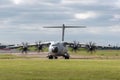 Turkish Air Force Airbus A400M transport aircraft 13-0009. Royalty Free Stock Photo