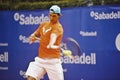 Rafael Nadal Training in Barcelona to the 62 edition of the Conde de Godo Trophy tennis tournament