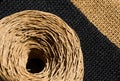 Raffia is an organic wood fiber, cellulose is a natural polymer