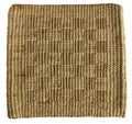 Raffia rug isolated Royalty Free Stock Photo