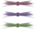 Raffia Straw Bows for Spring Royalty Free Stock Photo