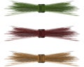 Raffia Straw Bows for Winter