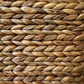 Raffia Texture design. Raffia handmade texture background. Raffia weave knitted fabric with textured surface. Royalty Free Stock Photo