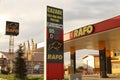 Rafo gas station Royalty Free Stock Photo