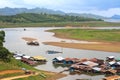 Raft house in Sangkhlaburi