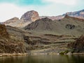 Rafters Colorado River Grand Canyon Royalty Free Stock Photo