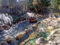 Rafters enjoying the Grizzly River Run, Disney California Adventure Park