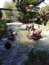 The rafting adventure in The magical world of Europa park, Germany