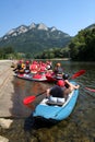 Rafting on Dunajec River, Poland