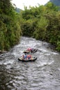Rafting in Ecuador Royalty Free Stock Photo