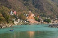 Rafting on Ganga river in Rishikesh, Uttarkhand, India Royalty Free Stock Photo