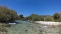 Rafting on river Acheron destination greece travel landscape vieuw summer holiday enjoi