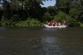 Rafting on the River Crisul Repede, Romania Royalty Free Stock Photo