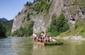 Rafting on river Dunajec, Slovakia