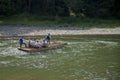 Rafting on river Dunajec, Slovakia. Mountains, trips.