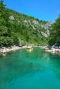 Rafting of River Neretva , Bosnia and Herzegovina Royalty Free Stock Photo