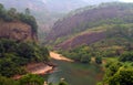 Rafting on the River of Nine Bends, China Royalty Free Stock Photo