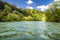 Rafting river Vah, Slovakia Royalty Free Stock Photo