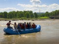 Rafting on the Snake River in Grand Teton National Park USA