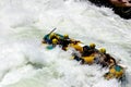 Rafting in Zambeze Royalty Free Stock Photo