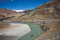 Rafting at Zanskar river near Nimmu, Leh-Ladakh, Jammu and Kashmir, India