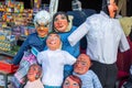 Rag dolls or dummies to be burned at midnight to celebrate New Year. Ecuador