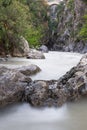 Raganello Gorges and Devil bridge in Civita, Calabria, Italy Royalty Free Stock Photo