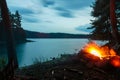 Ragged lake, Algonquin Provincial Park Royalty Free Stock Photo