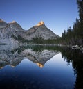 Ragged Peak Reflected In Young Lake