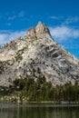 Ragged Peak Towers over Young Lakes