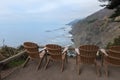 Ragged Point, view of Highway One, Big Sur coast Royalty Free Stock Photo