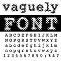 Ragged vaugely font