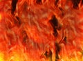 Raging burning fire flames hell abstract texture background Royalty Free Stock Photo