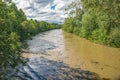 Raging Roanoke River - 3 Royalty Free Stock Photo