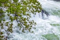 Raging torrent pouring out of Loch Morar