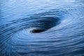 The raging whirlpool. Royalty Free Stock Photo