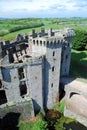 Southeast Wales - Raglan Castle ruins late medieval castle